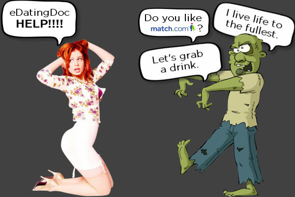 Hot girl dating online chased by zombie