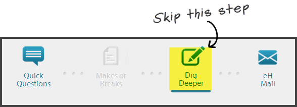 Skip Dig Deeper